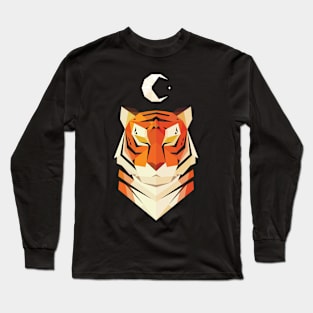 Geometric Tiger - Lunar New Year Long Sleeve T-Shirt